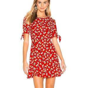 Faithfull the Brand Daphne Dress Floral Ruffle Tie 10